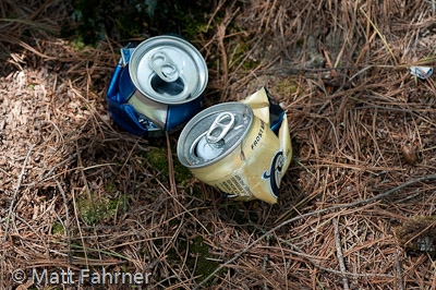 Beer cans